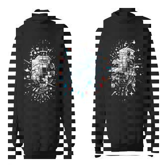 Disco Ball Celebration Party Vibes Sweatshirt | Mazezy