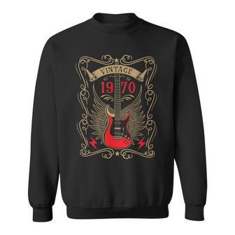 Diseño De Guitarra Rock De 1970 Para Nacidos Este Año Camisa de entrenamiento - Regaloses
