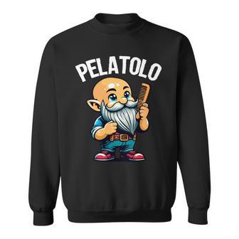 Divertente Nano Pelatolo Divertente Nano Calvo Testa Pelata Maglia A Manica Felpa - Novitaregali