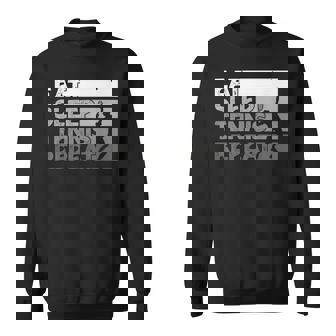 Divertido Jugadores De Tenis Eatleep Tennis Repeat Tenis Camisa de entrenamiento - Regaloses