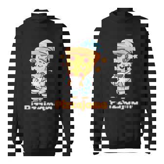 Divertido Pizza Pijama Pizzajama Dibujos Animados Camisa de entrenamiento - Regaloses