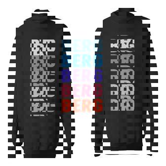 Divertido Regalo Nombre Berg Personalizado Primer Nombre Camisa de entrenamiento - Regaloses