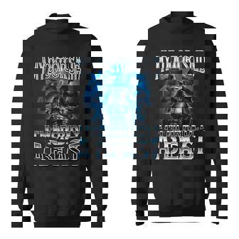 My Doctor Said I'm Morbidly A Beast Alpha Wolf Meme Sweatshirt - Thegiftio