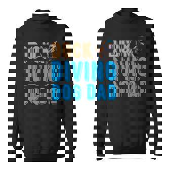 Dog Jumping Competition Dog Sports Dock Diving Dog Sweatshirt Unisex | Mazezy