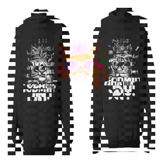 Donut Princess Cat Meme – Kawaii Cartoon Style Sweatshirt | Mazezy