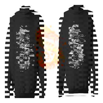 Dragónushi De Rollos Deushi Diseño De Tatuaje Japonés Camisa de entrenamiento - Regaloses