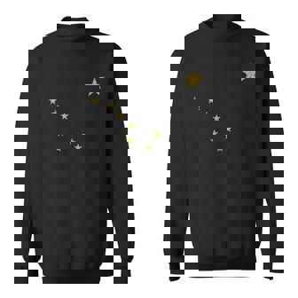 Drapeau Avec Étoiles Dorées De L'alaska Sweater e - Cadeauxyz