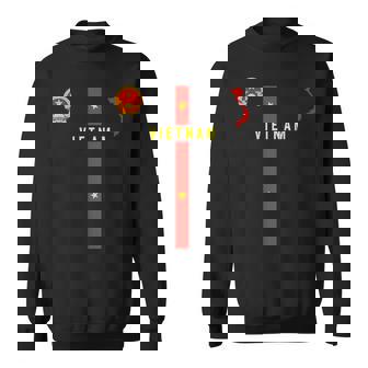 Drapeau Duietnamilhouette Carte Duietnam Armoiries Sweater e - Cadeauxyz