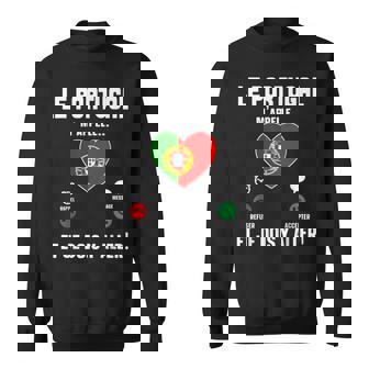 Drapeau Portugal Cadeau Homme Portugais Humour Noëloyage Sweater e - Cadeauxyz