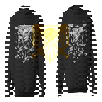 Dripping Gold Baseball Crossed Bats Sweatshirt | Seseable FR