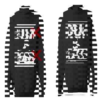 Drum & Bass Rum & Ass Rave Party EDM DJ House Music Sweatshirt Unisex | Mazezy