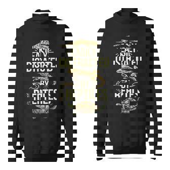 Easily Distracted By Reptiles Lizard Reptile Pet Lover Sweatshirt - Monsterry