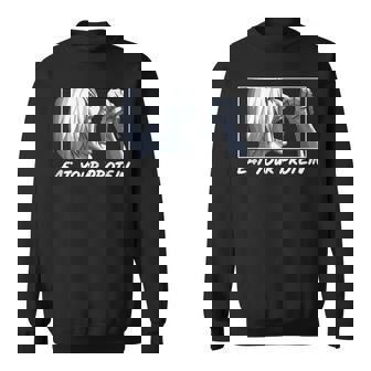 Eat Your Protein Anime Gym Manga Bodybuilding Fitness Anime Sweatshirt | Seseable CA