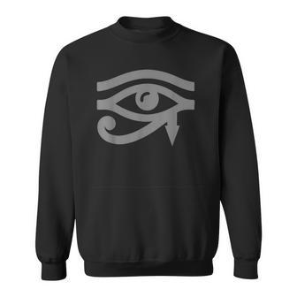 Egyptian Mythology The Eye Of Horus Gray Sweatshirt - Thegiftio UK