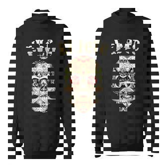 El Jefeugarkull Dia De Los Muertos El Jefe Sweater e - Cadeauxyz