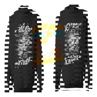 Éléphant Activé En Mode Froid Avec Lunettesur La Plage Sweater e - Cadeauxyz