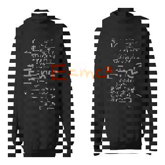 EMc2 Science Equations Math Physics Formula Einstein Theory Sweatshirt - Thegiftio