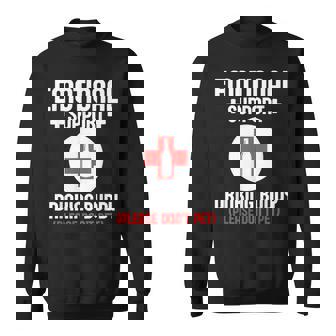 Emotionalupport Drinking Buddy Adultarcastic Humor スウェットシャツ - Kawaiitshirt