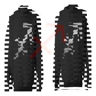 En Or Rose Avecigne Du Zodiaque Duagittaire Sweater e - Cadeauxyz