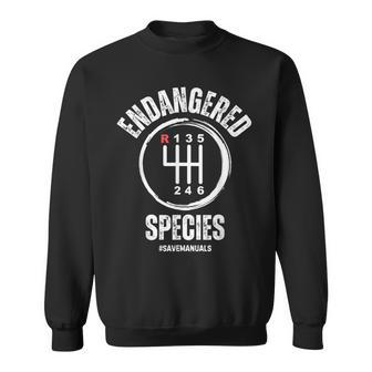 Endangered Species Manual Gearbox Stick Shift 6 Speed Sweatshirt - Thegiftio UK