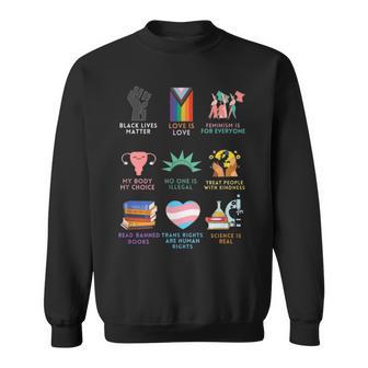 Equality Human Rights Words You Are Safe With Me Sweatshirt | Mazezy