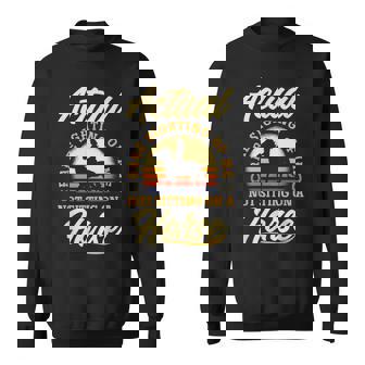 Equestrianism Equestrian Horse Riding Actual Rare Sighting Sweatshirt Unisex | Mazezy