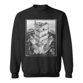 Escher's Tower Of Babel Sweatshirt - Thegiftio UK