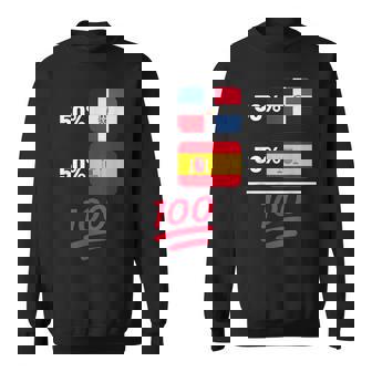 España Plus Dominicana Mix Bandera Patrimonio Camisa de entrenamiento - Regaloses