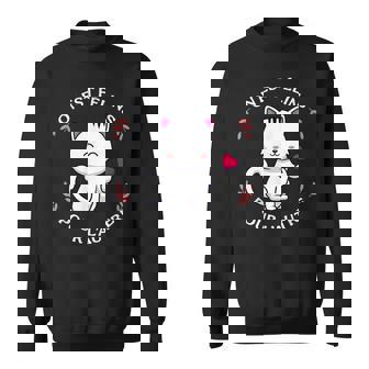 On Est Félins Pour L'autre Cadeau Humour Chat Sweater e - Cadeauxyz