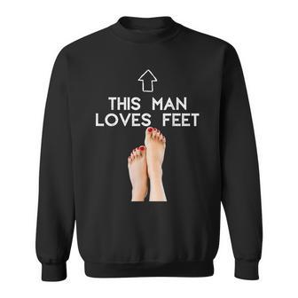 Este Hombre Ama Pies Pies Fetiche Diseño Para Hombre Camisa de entrenamiento - Regaloses