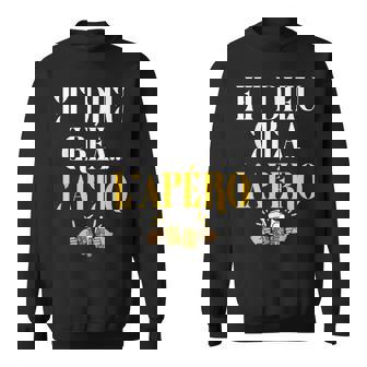 Et Dieu Créa Apéro Humour Sweater e - Cadeauxyz