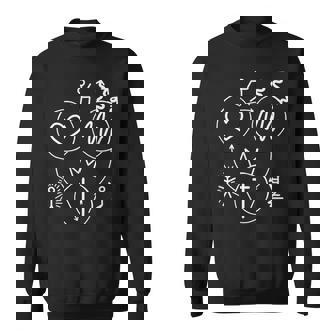 Evangelism Quote Three Circles Gospel Evangelical Faith Art Sweatshirt Unisex | Mazezy