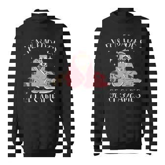 Even Baddies Get Saddies Meme Raccoon Mental Health Sweatshirt - Monsterry