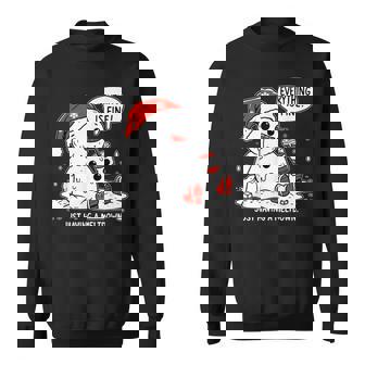 Everything Is Fine Just Having Meltdown Christmas Snowman Sweatshirt | Seseable FR