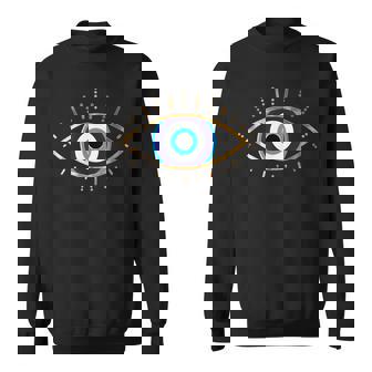 Evil Eye Chemise Œil Grec Evilpirit Protection Cils Sweater e - Cadeauxyz