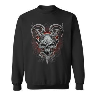 Evilkeleton Heavy Metal Gótico Demoníaco Camisa de entrenamiento - Regaloses