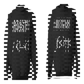 Évite La Négativité Humour Mathématique Fonction Sweater e - Cadeauxyz