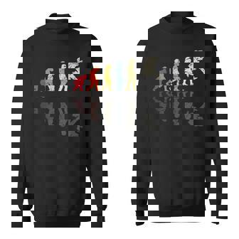 Evolución Del Hombre Guitarra Banda Retrointage Guitarrista Camisa de entrenamiento - Regaloses