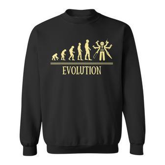 Evolution Bricolage Homme Humour Bricoleur Idée Cadeau Papi Sweater e - Cadeauxyz
