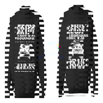 Exercise I Thought You Said Extra Lives Gaming Sweatshirt | Mazezy