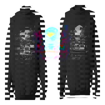 Experience Avant Garde And Vaporwave Future Through Art Sweatshirt Unisex | Mazezy