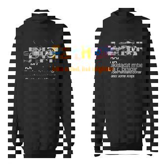 Fa-Thor Like Dad Just Way Mightier Hero Fathers Day Sweatshirt | Seseable UK