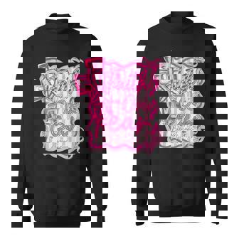 Faith Over Fear Breast Cancer Awareness Pink Ribbon Sweatshirt - Monsterry