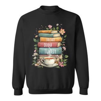 Fantasy Drama Tragedy Book Lover Subtle Watercolor Sweatshirt | Seseable UK