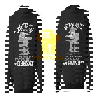 Fantasy Football 2X Champion Two Time Champ Fantasy Winner Sweatshirt | Mazezy