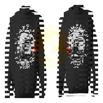 As Far As I Know Im Delightful Monkey Animal Humor Men Sweatshirt | Seseable CA