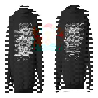 Farm Animals Christmas Farm Animals Merry Christmas Heifers Sweatshirt | Mazezy