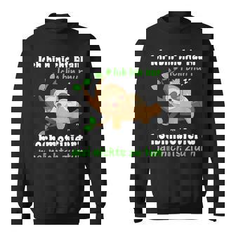 Faultierchlaf Damen Herren Kinder Lustiges Faultier Sweatshirt - Seseable