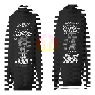 My Favorite 2 Princesses Call Me Daddy Fathers Day Dad Sweatshirt - Monsterry