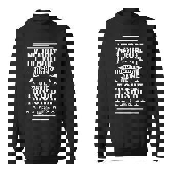 My Favorite Daughter Gave Me This She Is Awesome Sweatshirt - Thegiftio